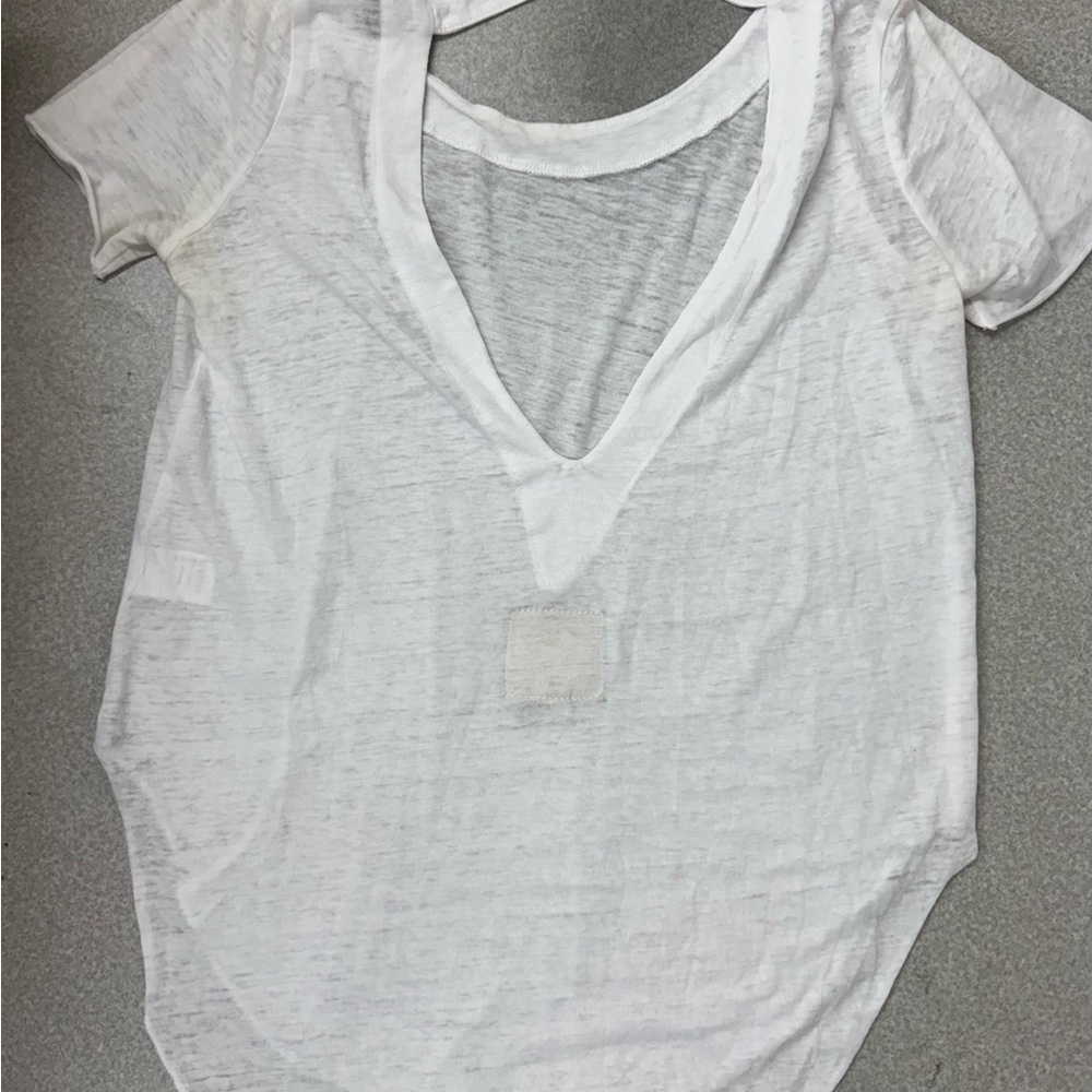 Chaser Women's White V-Neck Top